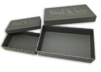 TWLP007  Custom made fashion towel box  custom LOGO towel box  make towel box towel factory side view